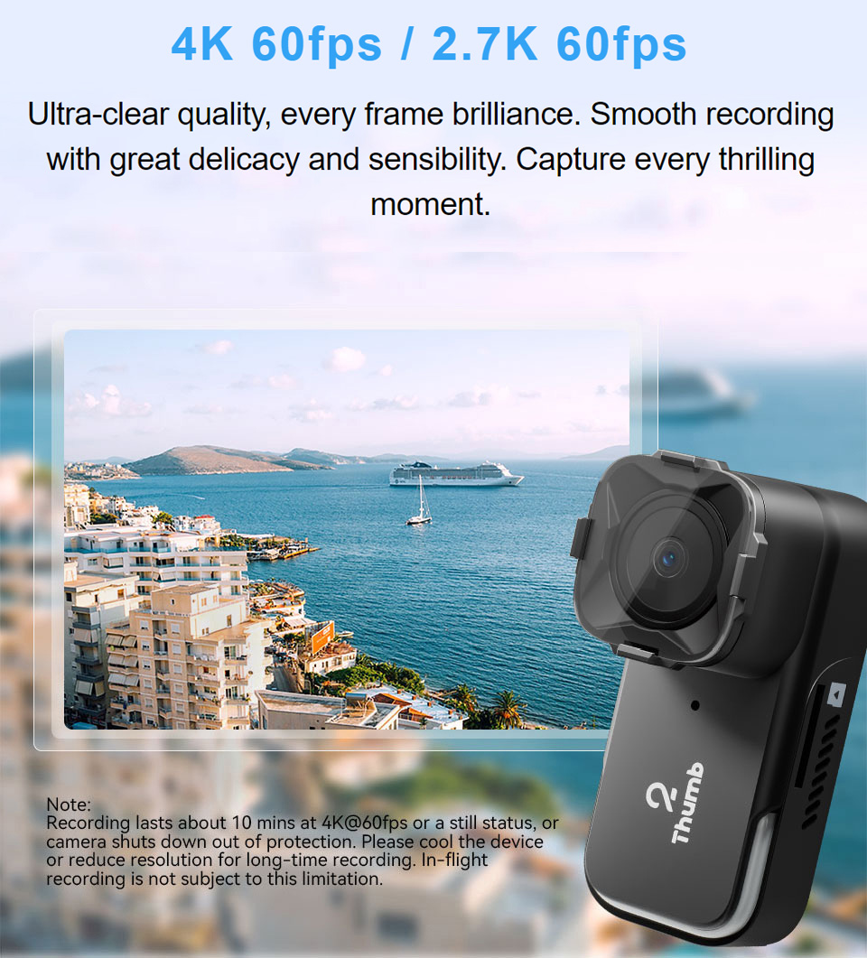 Fpv Drone Camera - Neue Version RunCam Thumb 2 4K