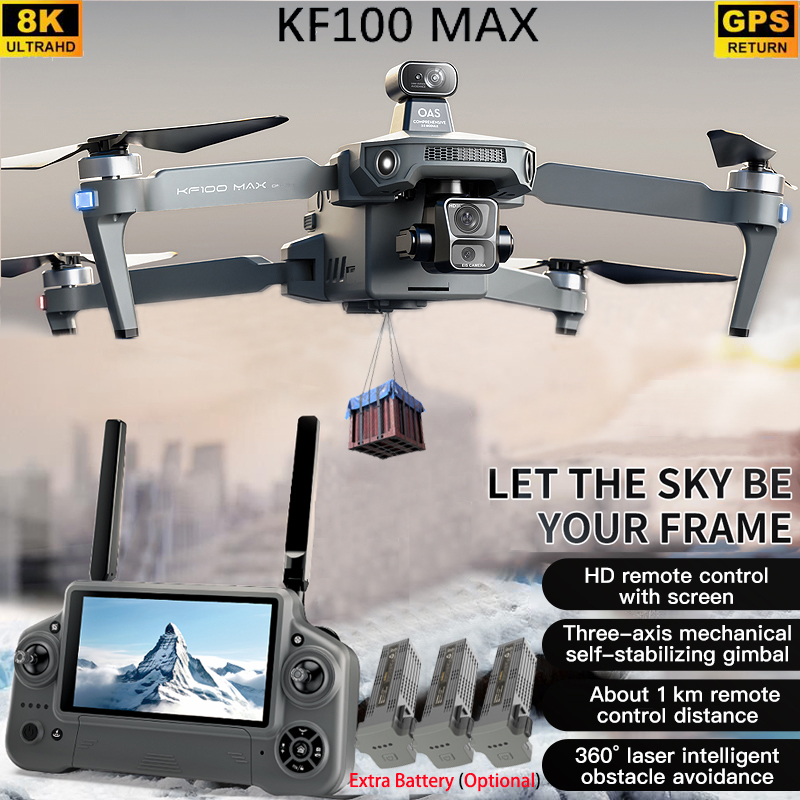 Fpv Drone Charger - KF100 MAX GPS Drone 4K Kamera
