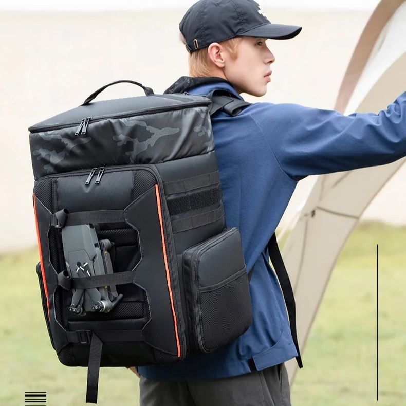 Fpv Drone Bag - 33L FPV RC Racing Drone Rucksack,