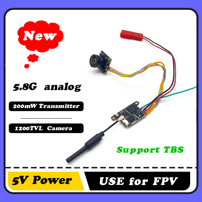 Fpv Drone Frame - SLONWAKE 5,8G 1200TVL FPV Kamera VTX