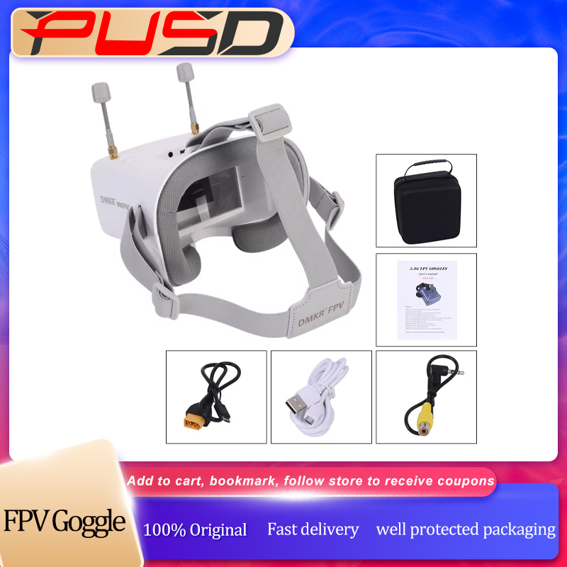 Original 008D PRO Weiße FPV-Br – Fpv Drone Goggles Bewertung und Preis