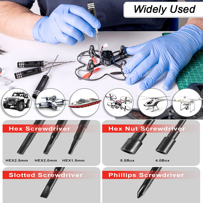7-teiliges 1,5 2,0 2,5mm RC He – Fpv Drone Tool Kit Bewertung und Preis