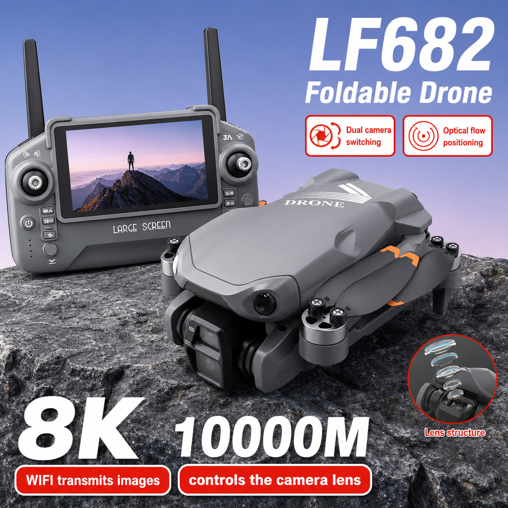 Luftbild-Drohne LF682 mit 8K H – Fpv Drone Charger Bewertung und Preis