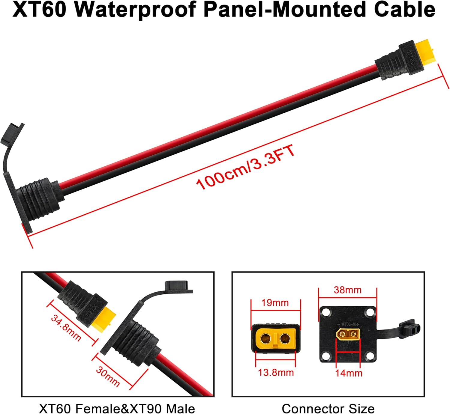 JMUYTOP 3FT 12AWG XT60 Panelmo – Fpv Drone Charger Bewertung und Preis