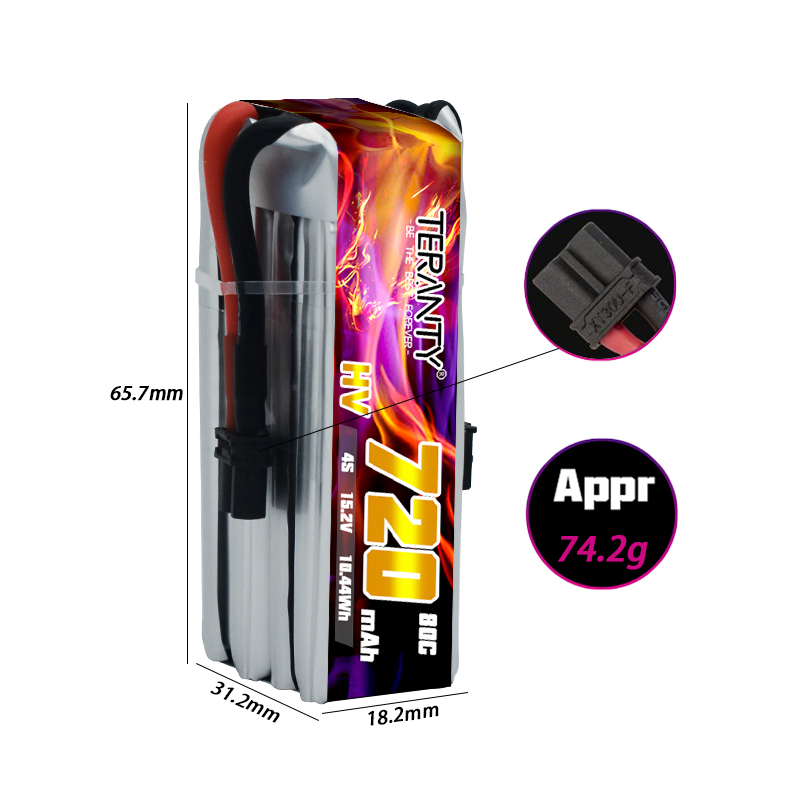 TERANTY 720mAh 4S 15,2V HV Lip – Fpv Drone Kit Bewertung und Preis
